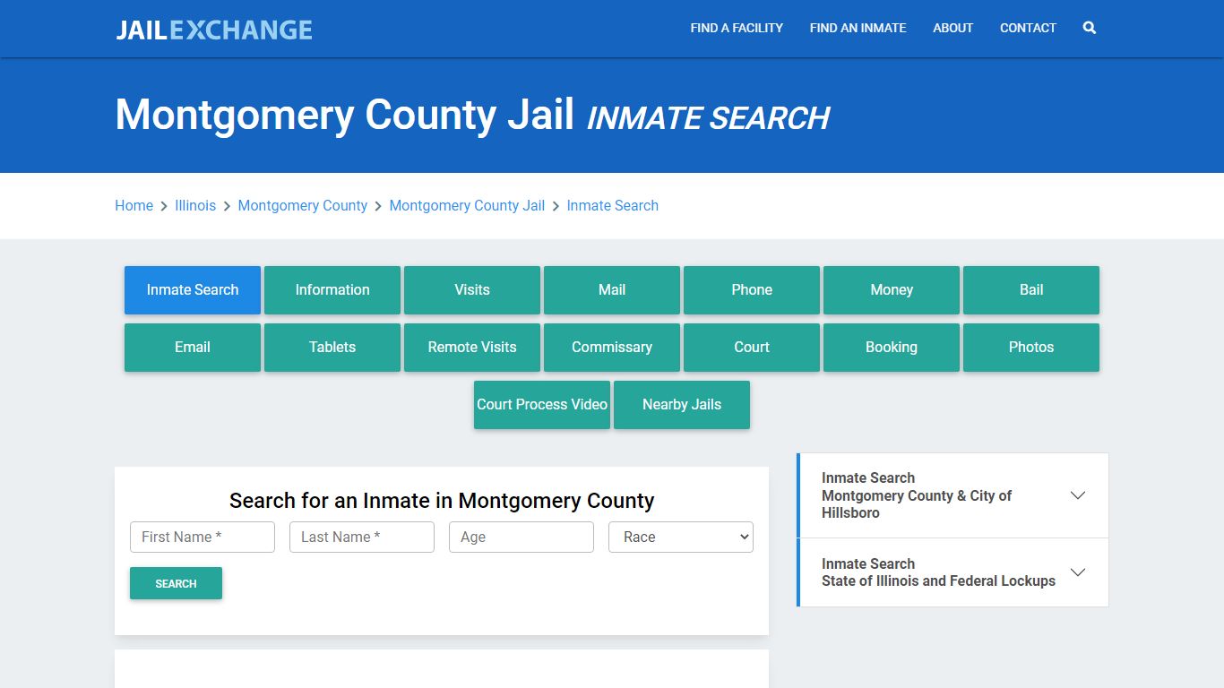 Montgomery County Jail, IL Inmate Search: Roster & Mugshots